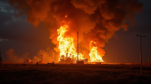 Daring Strikes: Kyiv's Bold Move Sets Russian Depot Ablaze