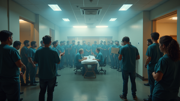 Protesters Storm Atrium Health Board: Demanding Housing and Union Rights